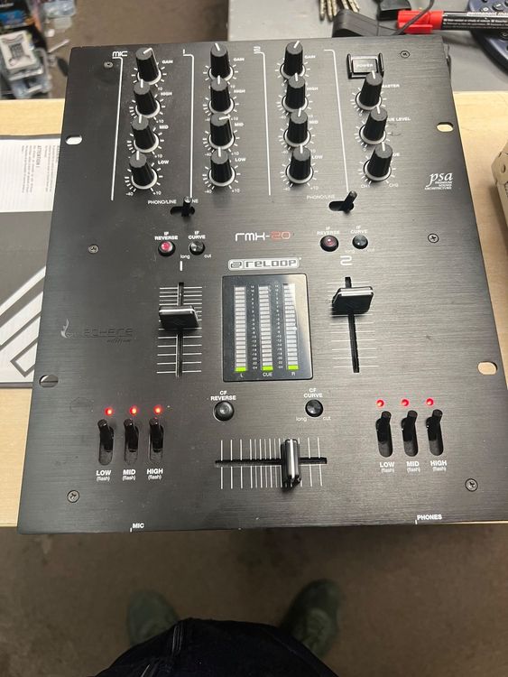 Mixer Reloop RMX20 Black Fire Edition mit Flightcase Kaufen auf Ricardo