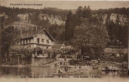 LES  BRENETS - 4ème Bassins du Doubs - L'Hôtel côté Suisse