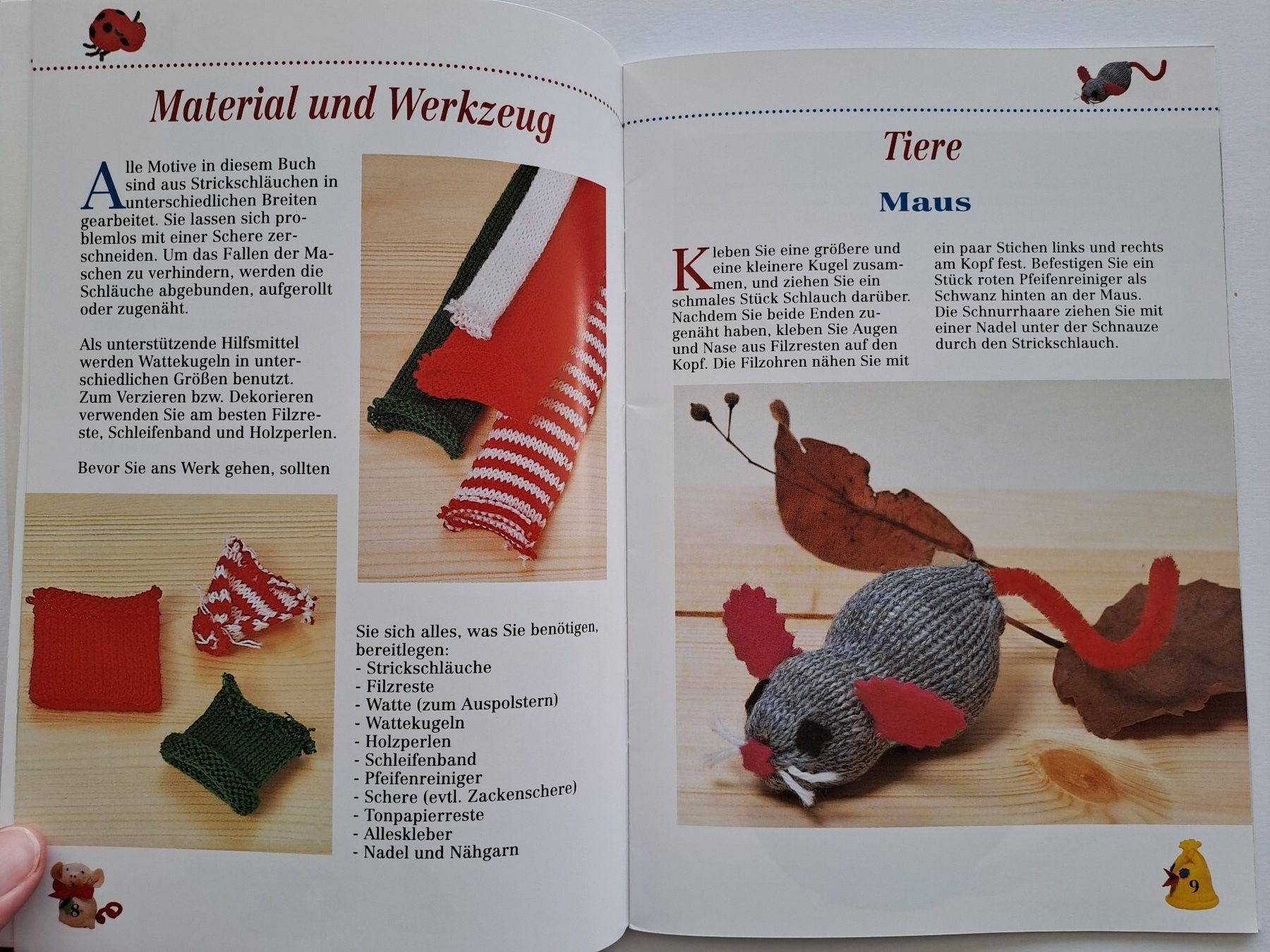 Riviste & Magazine: Bastelbüechli Strickschläuche Lustige Ideen vintage – Usato da Glashütten venduto da Schwebefisch 2