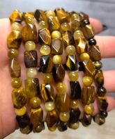Braun/Gold Tigerauge Armband