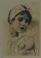 June Collyer (1904-1968) Schauspielerin - Autogramm