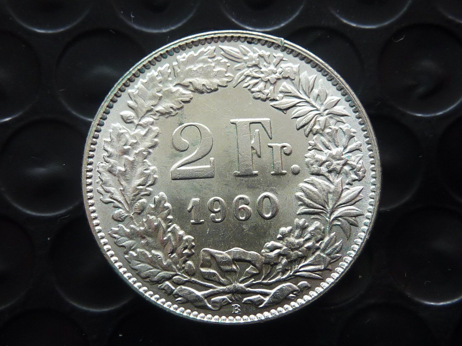 Alle Münzen: 2 Fr. 1960  unz. / stgl. - mit Patina - – Neu (gemäss Beschreibung) aus Seon von aee_7gpz