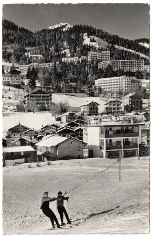 Cartes postales: Leysin - Skilift Gorbelet mit Leysin – D'occasion à Binningen par Mountainrider
