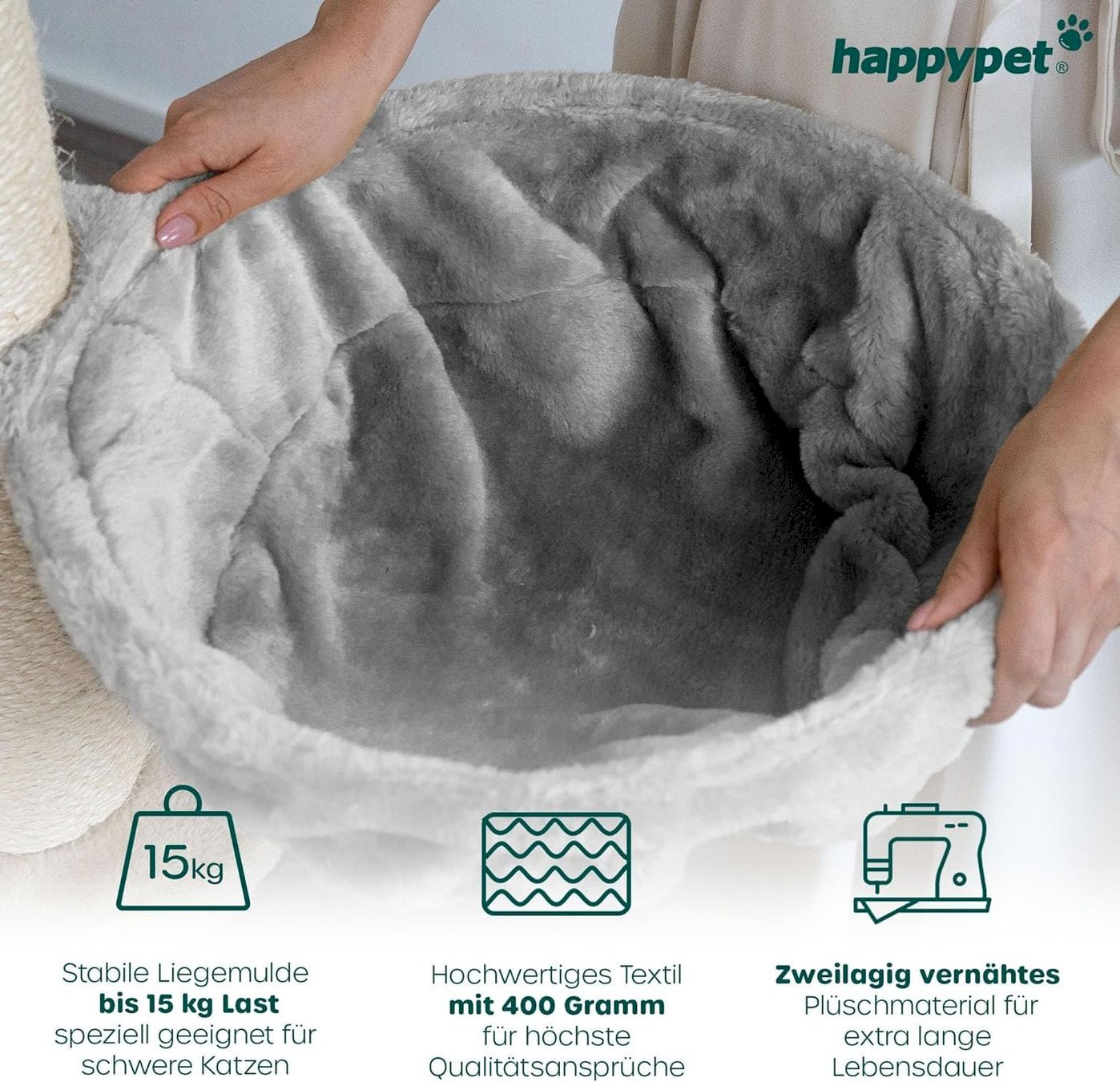 Tiragraffi: HAPPYPET Kratzbaum 171cm Grau – Nuovo e nell'imballaggio originale da Bottighofen venduto da zaap 3
