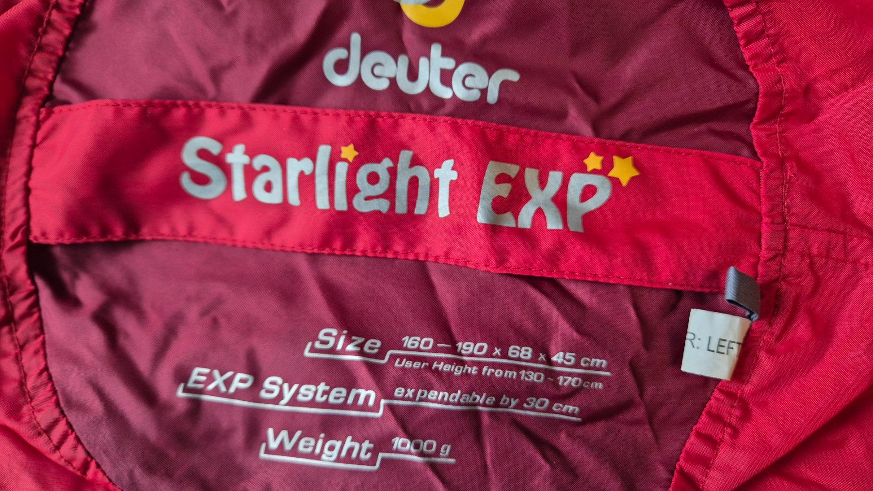 Deuter Sacchi a pelo: Kinder-/Jugendschlafsack Deuter Starlight EXP – Usato da Villnachern venduto da sev_ghc6 4