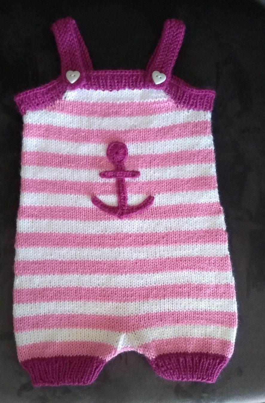 Pantaloni: Sommerstrampler_1 , handgestrickt und superweich. – Nuovo e nell'imballaggio originale da Romanshorn venduto da Octa27