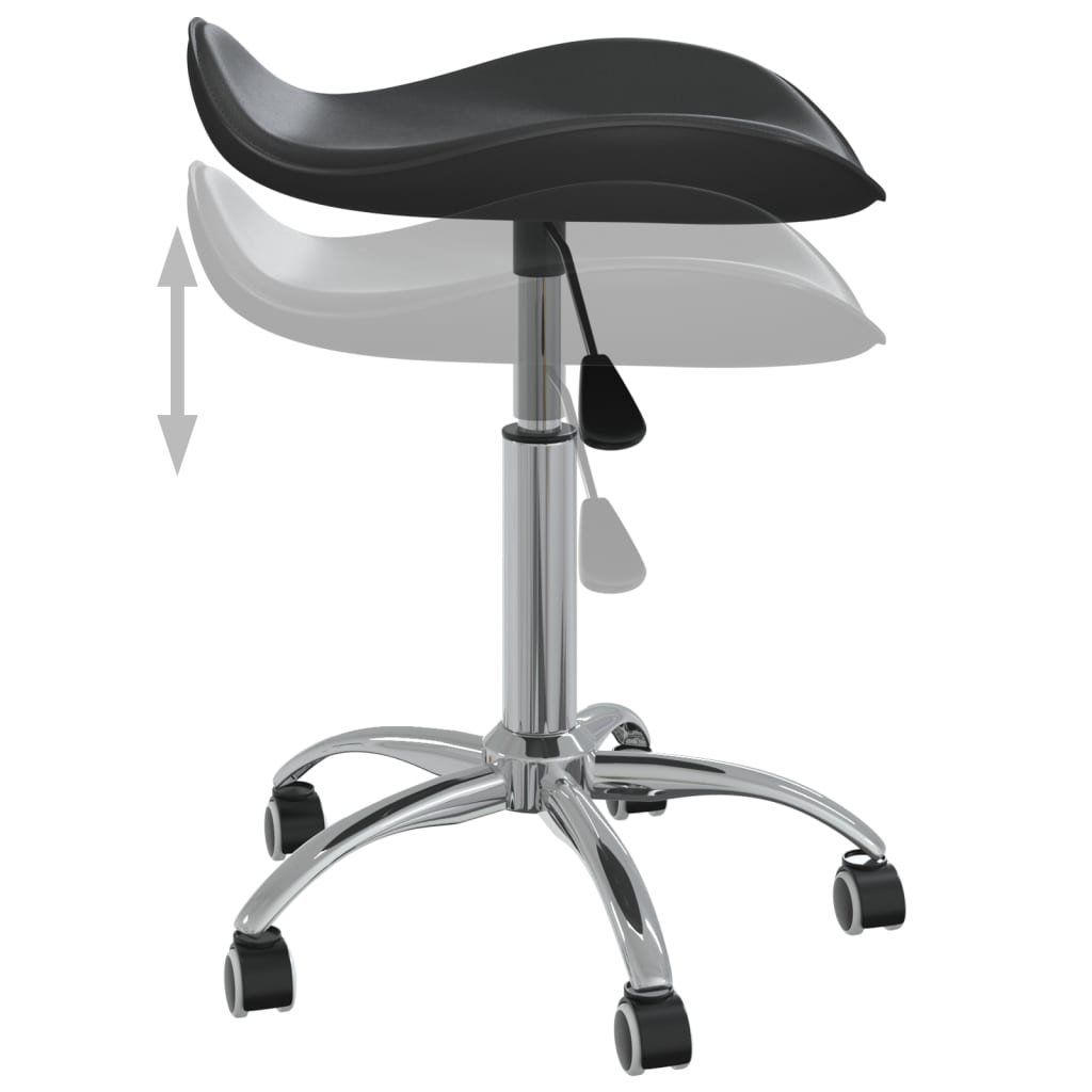 Lettini & sedie per cosmetici: Friseur Rollhocker Schwarz Kunstleder – Nuovo e nell'imballaggio originale da Zug venduto da Cheap-Shop 2