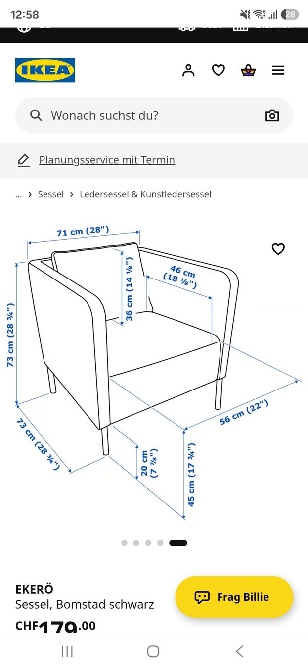 Ikea Fauteuils: Sessel Ekerö von Ikea – D'occasion à Rikon im Tösstal par Quimy68 3