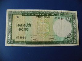 Vietnam 20 Dong Banknote – Seltene Sammlermünze zu verkau...