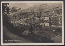Blick auf  St. Moritz - Dorf