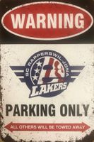 Rapperswil Jona Parking Only Blechschild Eishockey NLA EN