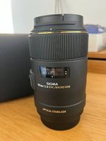 Sigma 105mm f/2.8 EX DG OS HSM Macro lens for Canon EF