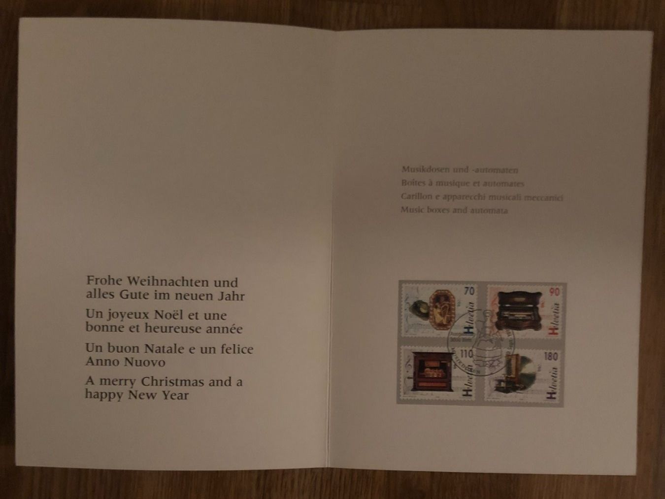 Tutti i francobolli: PTT-Weihnachtskarte 97, Stempel 10.9.96 – Nuovo (secondo la descrizione) da Landquart venduto da interesse63 2