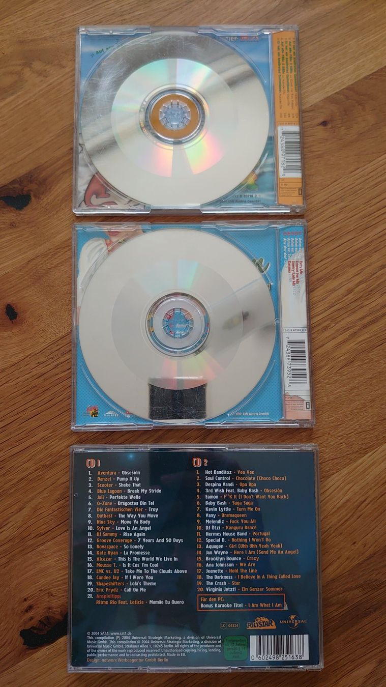 CD: 3 CD's DJ Ötzi, Antonia, Fetenhits – Usato da Pfäffikon SZ venduto da Wild0 1