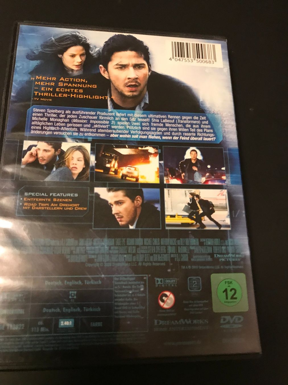 Tutti i DVDs: DVD Eagle Eye - Ausser Kontrolle – Usato da Freudwil venduto da Feenland2010 1