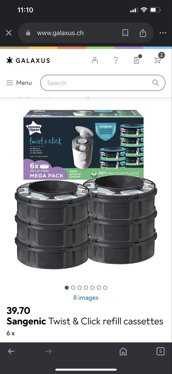 Tommee Tippee Poubelles: Tommee Tippee Diaper Bin and Refill Bags – Neuf (Voir description) à Rheinfelden par bow_k5cg 6