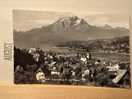 AK von Küssnacht mit Pilatus