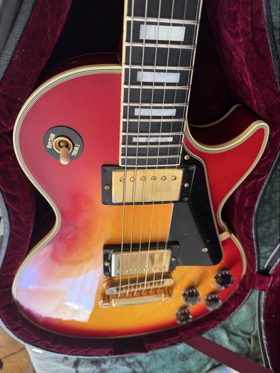 Gibson Strumenti musicali: Gibson Les Paul Custom – Nuovo (secondo la descrizione) da Genève venduto da FunAtTheMorgue 1