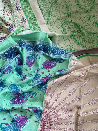100% Foulard Seide Erfurt (100cm x 200cm)
