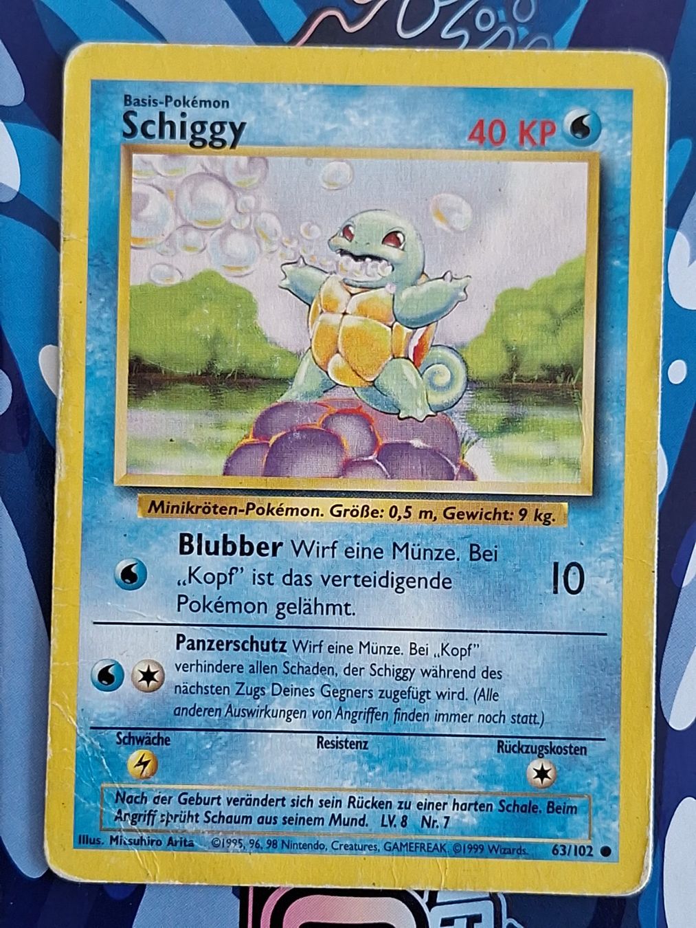 Pokémon Sammelbilder & Trading cards: Schiggy - Base Set basis Set #Ord3 – Gebraucht aus Altstätten SG von GGsGameshop