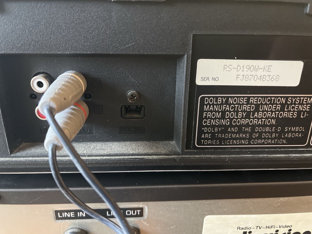 Musicassette: Technics RS-D190W Double Tape Deck – Usato da Embrach venduto da Siht9525 3