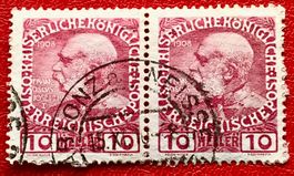 Briefmarken aus  Österreich Kaiser Franz Joseph I.GESTEMPELT