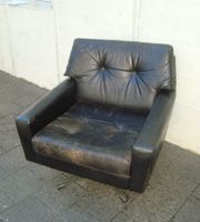 Design Leder Sessel, drehbar