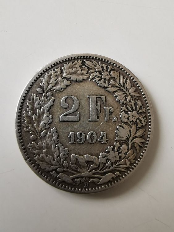 Tutti le monete: 2 Franken 1904 – Usato da Zürich venduto da turbopuz