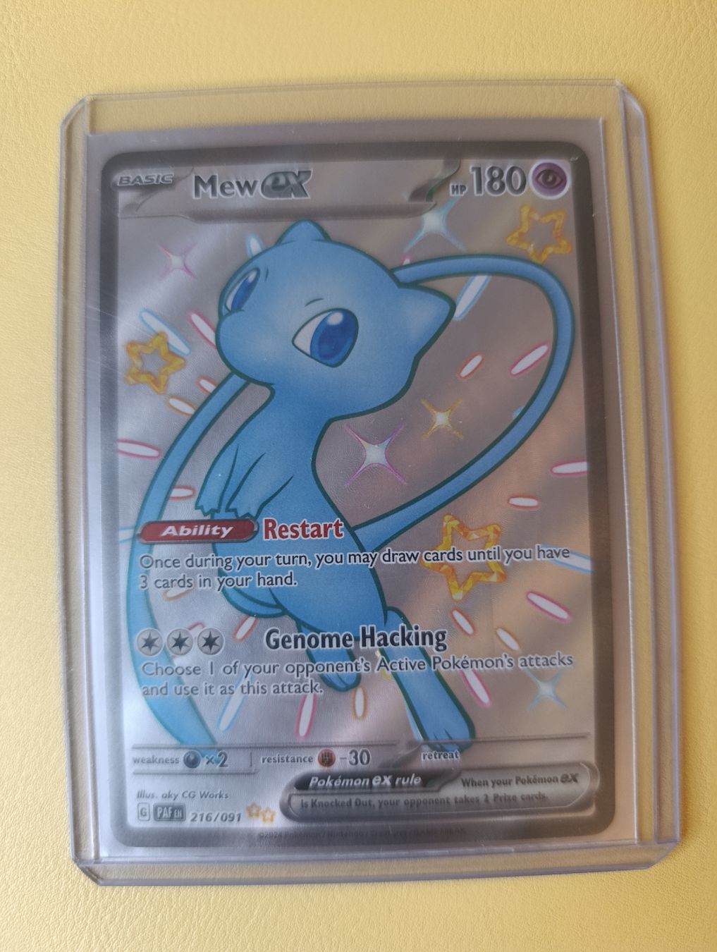 Carte Pokémon Mew ex 216/091 Paldean Fates (D'occasion) à Yverdon-les ...