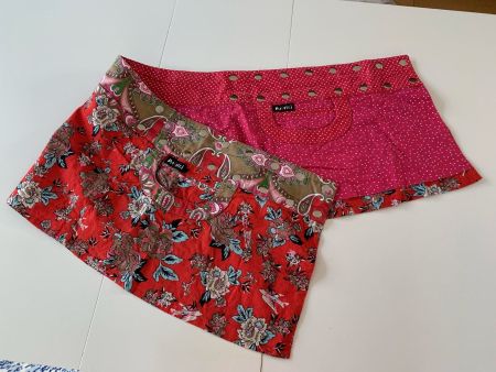 MOSHIKI Hot Cookie Wickelrock Rock/Jupe kunterbunt wendebar