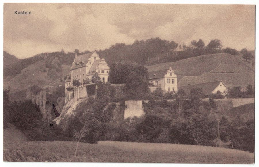 Ansichtskarten: Kasteln bei Oberflachs AG, um 1910 – Gebraucht aus Frauenfeld von POML