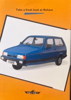 ORIGINAL PROSPEKT | RELIANT RIALTO SE / ROBIN LX   | AB 1989