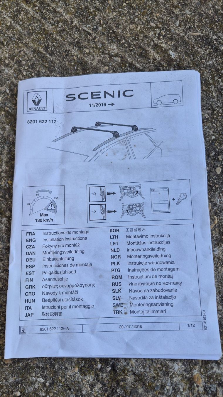 Portapacchi: Barre de toit pour Renault Scenic – Usato da Le Cerneux-Péquignot venduto da gauthierg 4