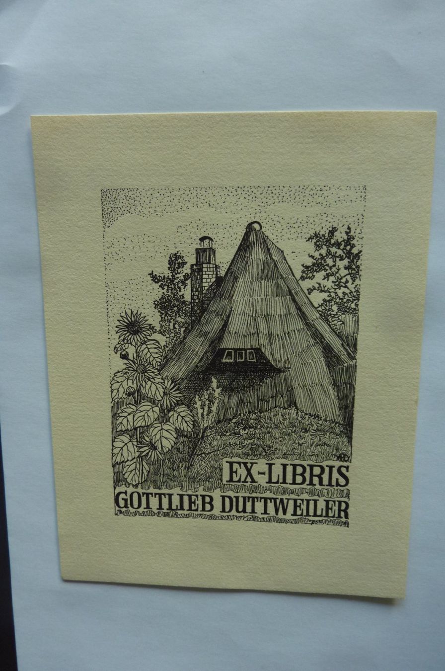 Autres collections & raretés: DUTTWEILER, GOTTLIEB. EXLIBRIS, BUCHEIGNERZEICHEN – D'occasion à Zürich par Rrehsuah