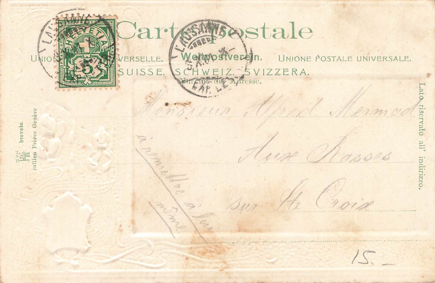 Cartes postales: Lausanne – D'occasion à Biasca par Blenio71 1