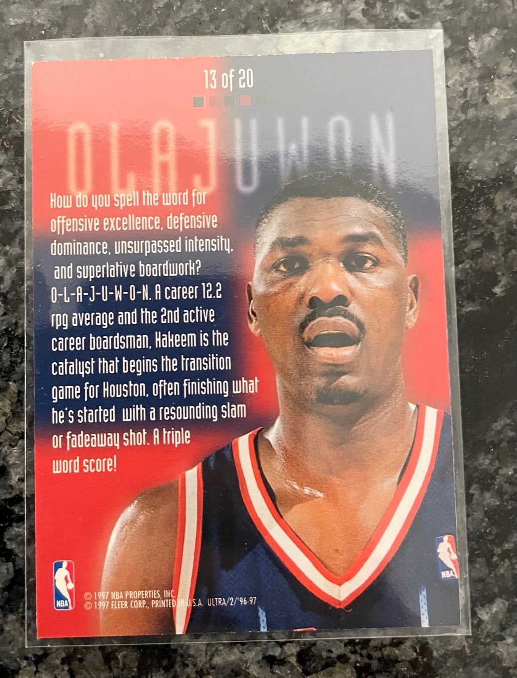 Nba Sammelbilder & Trading cards: NBA Hakeem Olajuwon Board Game Card – Neu (gemäss Beschreibung) aus Muttenz von joba23 1
