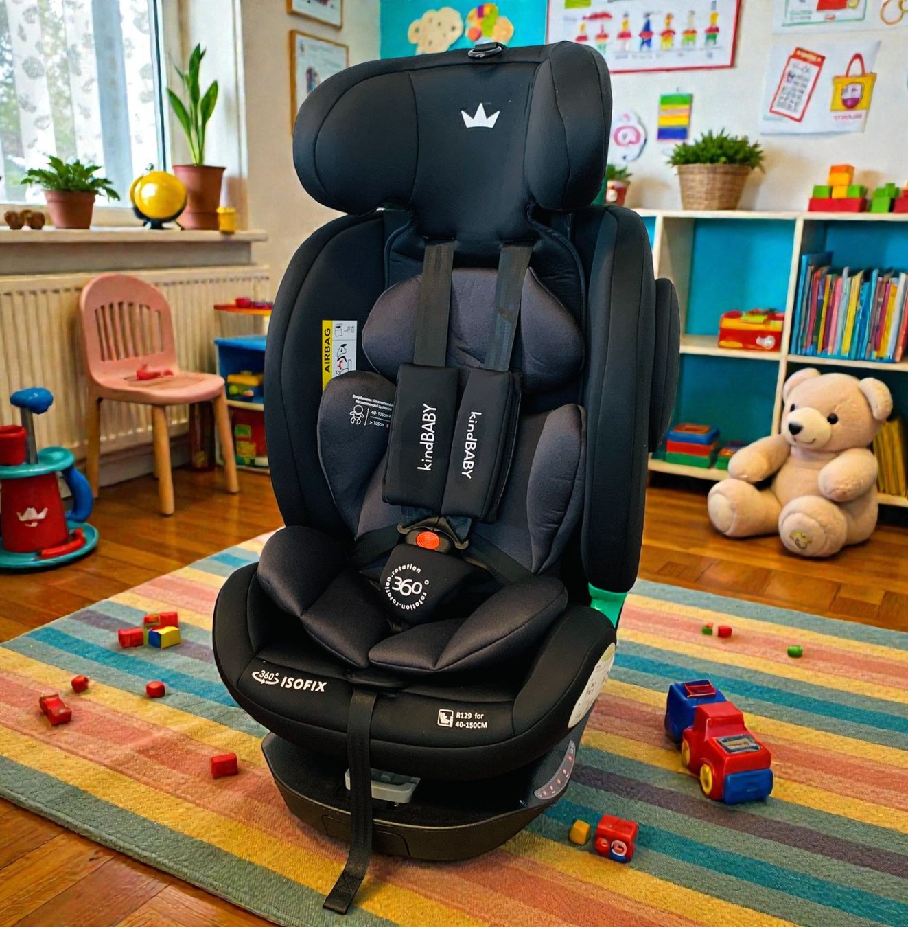 Auto-Kindersitze: ISOFIX Autositz iSize 40-150cm ECE R129 Anthrazit/BLACK NEU – Neu und originalverpackt aus Bergdietikon von shopAgent 5