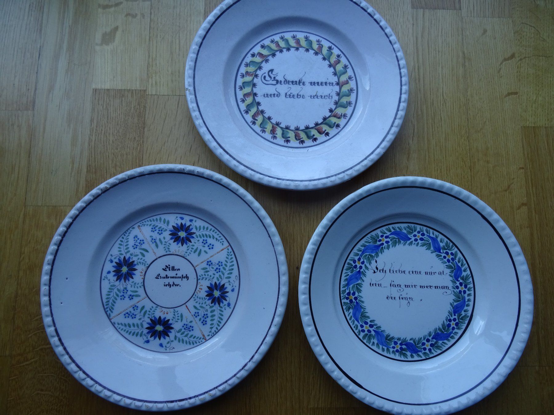 Assiettes: 3 Schooren Teller – D'occasion à Biel/Bienne par georgi01