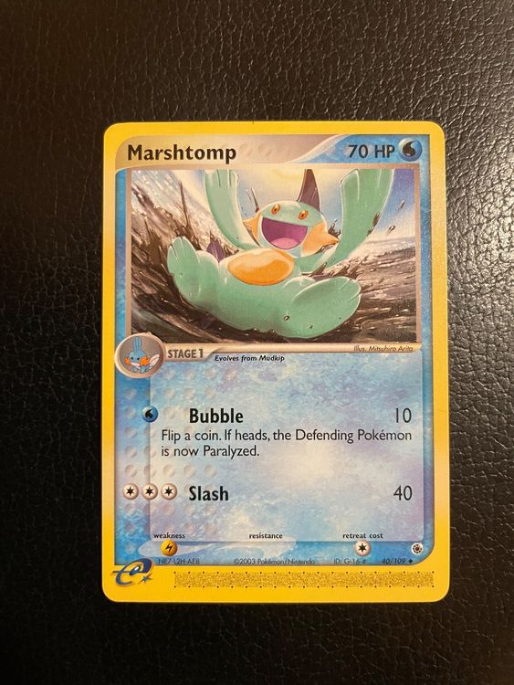 Ex Ruby & Sapphire Marshtomp 40/109 Ab 1 | Kaufen auf Ricardo