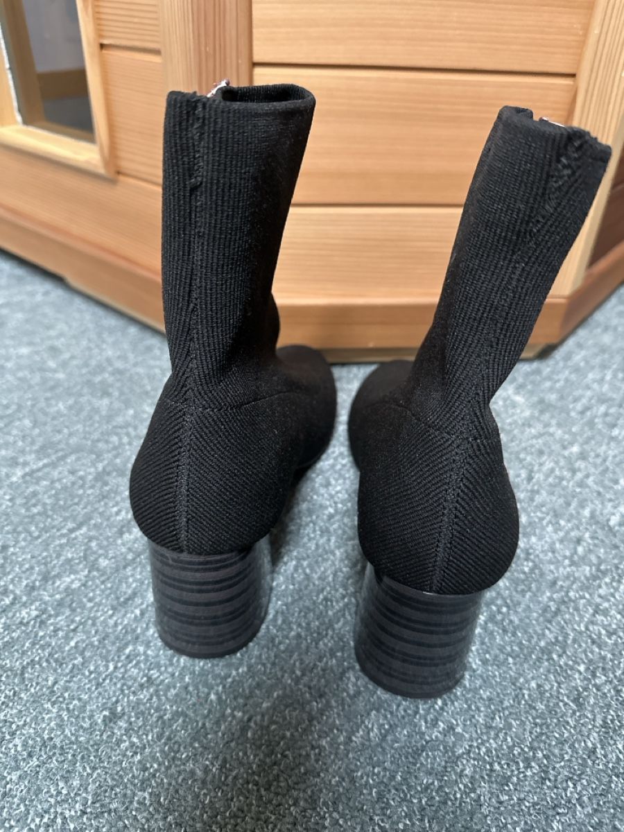 Damenschuhe: Stiefeletten Strick schwarz Gr 40 – Neu (gemäss Beschreibung) aus Baltschieder von YmroBe 2