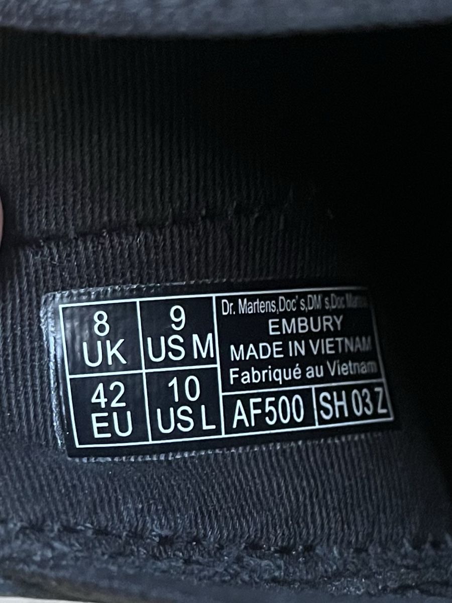 Dr. Martens Herrenschuhe: Dr. Martens Embury Gr. 42 Leder – Gebraucht aus Schlieren von Lombi13 4