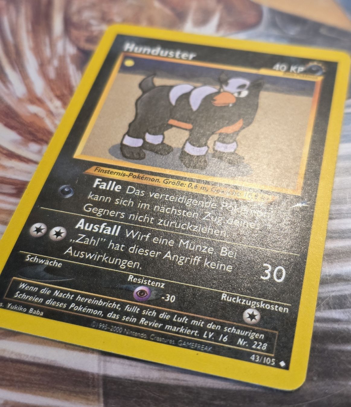 Pokémon Carte collezionabili: Hunduster 43/105 Neo Destiny 2002 Pokémon Karte -DE – Nuovo (secondo la descrizione) da Basel venduto da MartinM.91 3