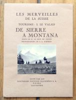 De Sierre à Montana – 6 héliogravures, Valais vers 1928