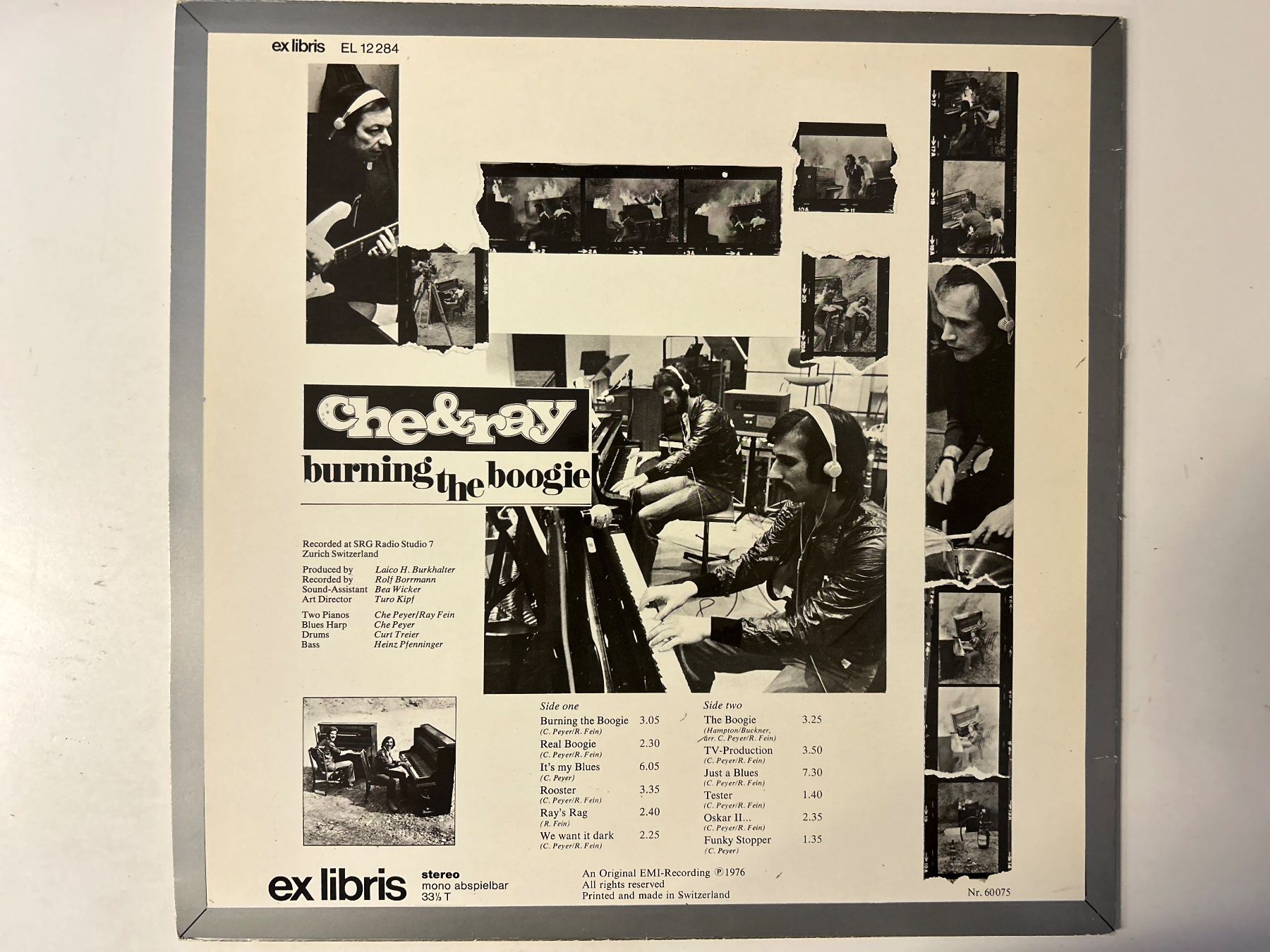 Dischi in vinile: Che & Ray - Burning The Boogie - LP Ex Libris von 1976! – Usato da Aesch BL venduto da BernisFlomi 1
