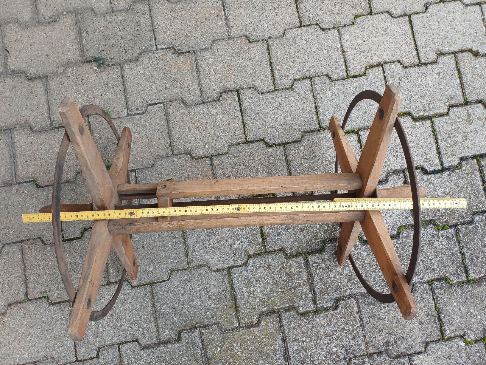 Tubi & Tubi flessibili: Antiker Feuerwehrschlauchhaspel – Usato da Aarwangen venduto da chr_tdh2 4