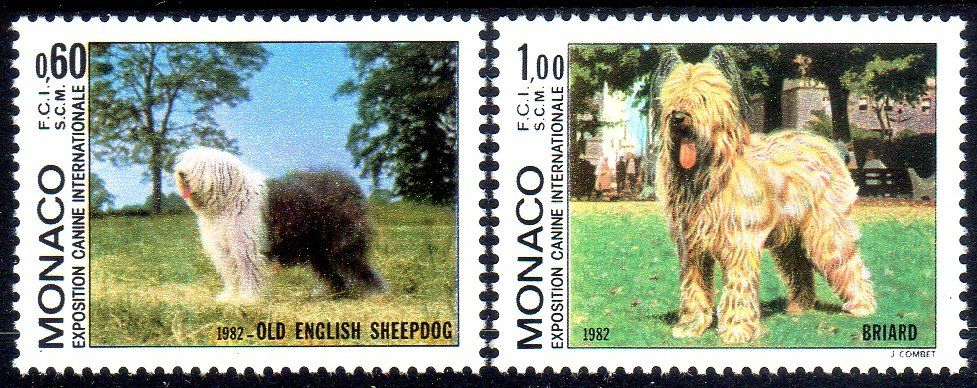 Alle Briefmarken: ** POSTFRISCH ** MONACO INT. HUNDEAUSSTELLUNG 1982 - MO49 – Neu (gemäss Beschreibung) aus Losone von EM2019
