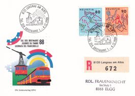 Tag der Briefmarke 1988 Langnau 1.-4.12.1988