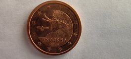 Pièce 2 Cent Euro Andorre 2024 TBE