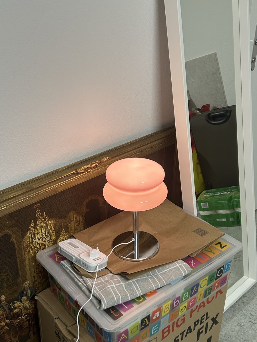 Lampen: Glass Table Lamp Pink Double Layer New – Neu und originalverpackt aus Binningen von lov_7mjl 3