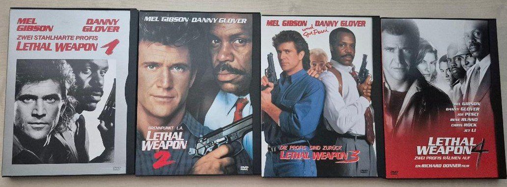 Alle DVDs: Lethal Weapon 1-4 – Gebraucht aus Wettingen von Reviled